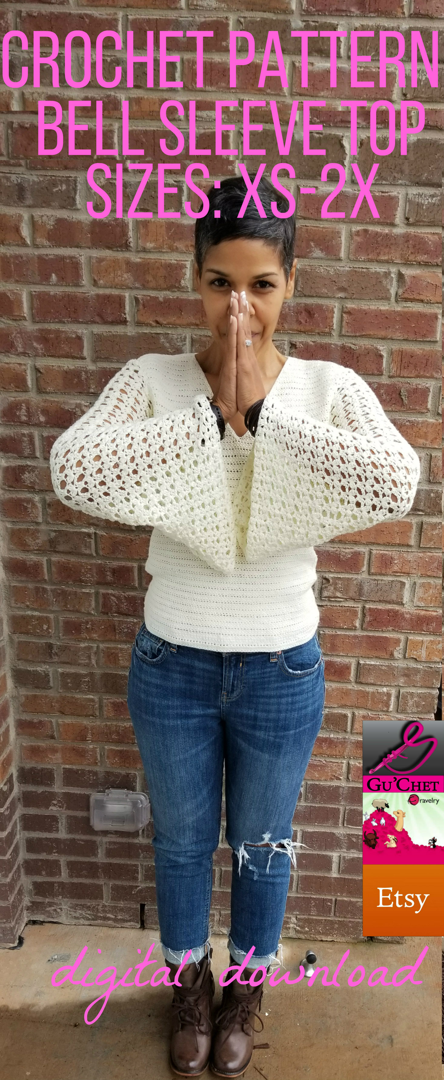 Crochet Sweater Pattern by GuChet — GuChet.com Crochet Sweater Pattern by GuChet — GuChet.com